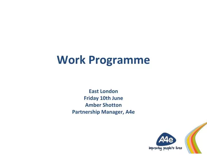 work programme