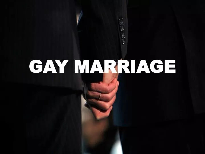 gay marriage