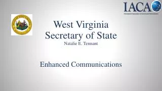 West Virginia Secretary of State Natalie E. Tennant