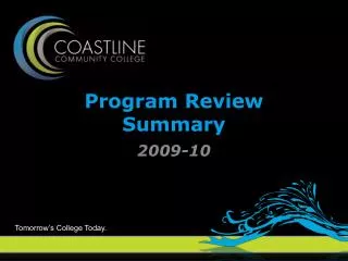 Program Review Summary