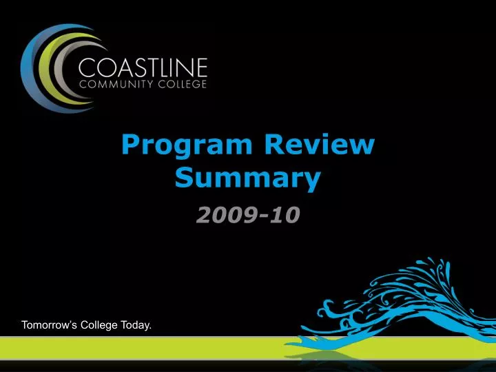 program review summary