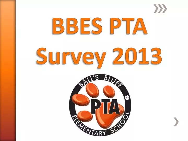 bbes pta survey 2013