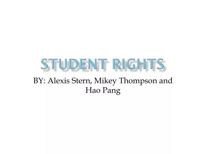 student rights