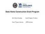 State Home Construction Grant Program - slide 1
