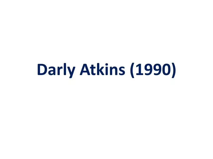 darly atkins 1990