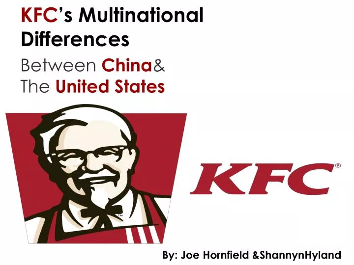 kfc s multinational differences