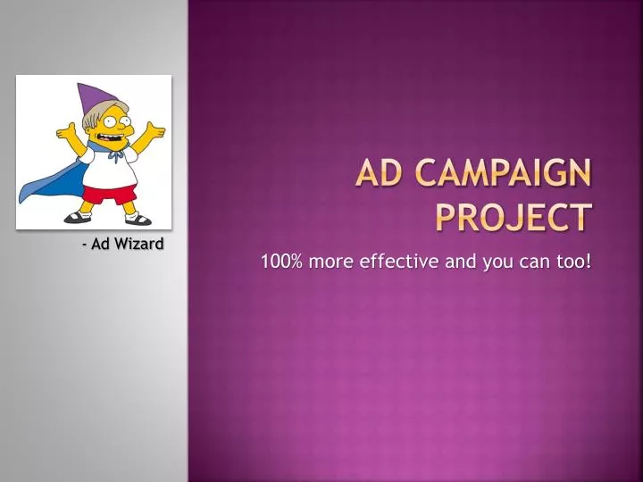 ad campaign project