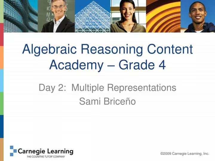 algebraic reasoning content academy grade 4