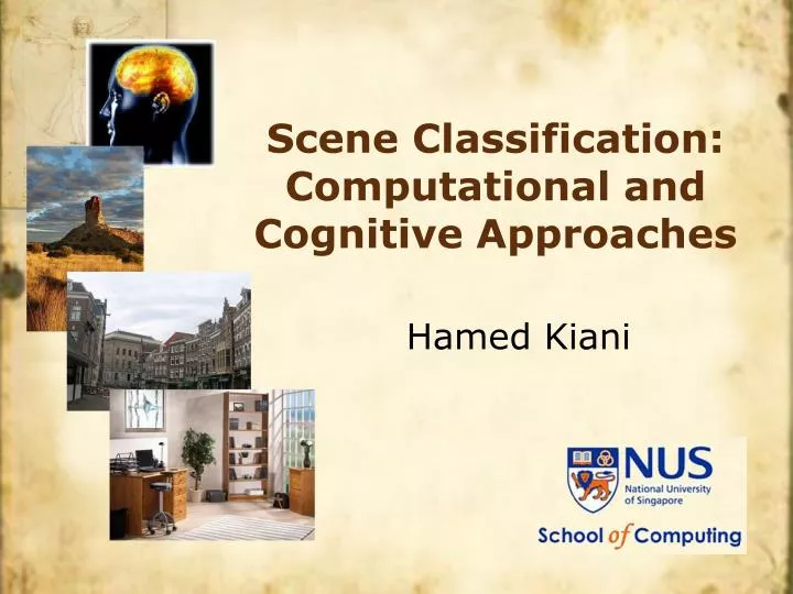 scene classification computational and cognitive approaches
