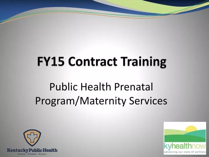 fy15 contract training