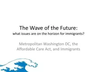 The Wave of the Future: what issues are on the horizon for immigrants?