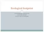Ecological footprint - slide 1