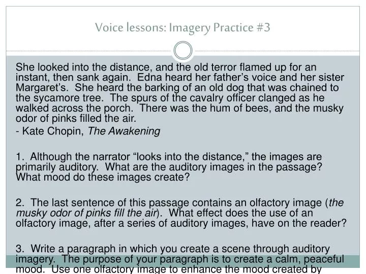 voice lessons imagery practice 3