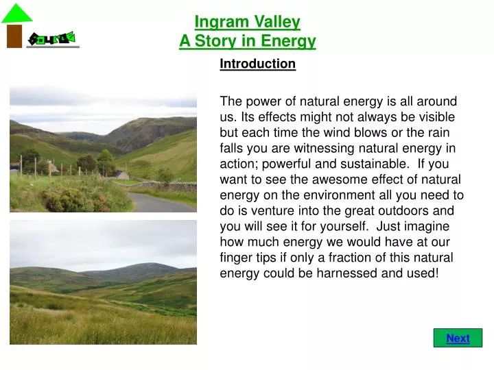 ingram valley a story in energy