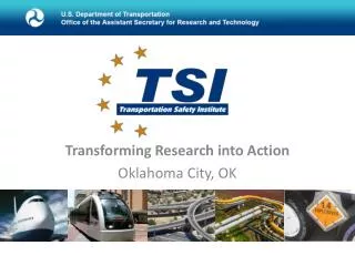 Transforming Research into Action Oklahoma City, OK