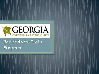 Recreational Trails Program