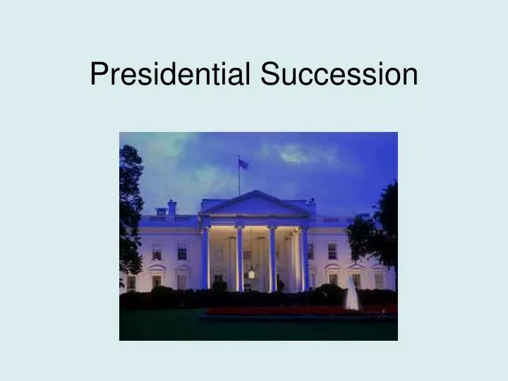 presidential succession