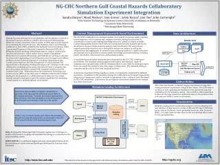NG-CHC Northern Gulf Coastal Hazards Collaboratory Simulation Experiment Integration