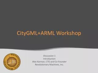 CityGML+ARML Workshop