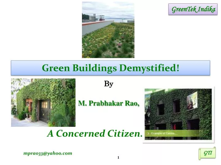 green buildings demystified