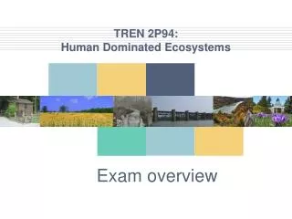 TREN 2P94: Human Dominated Ecosystems