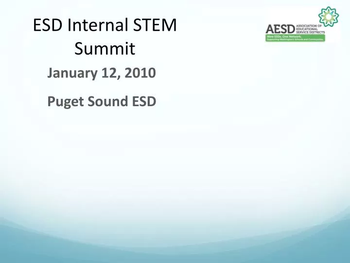 esd internal stem summit