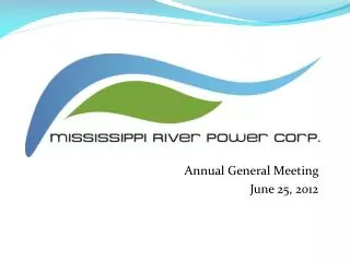 Annual General Meeting June 25, 2012