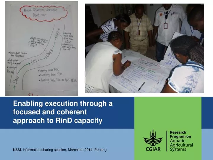 enabling execution through a focused and coherent approach to rind capacity