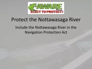 Protect the Nottawasaga River