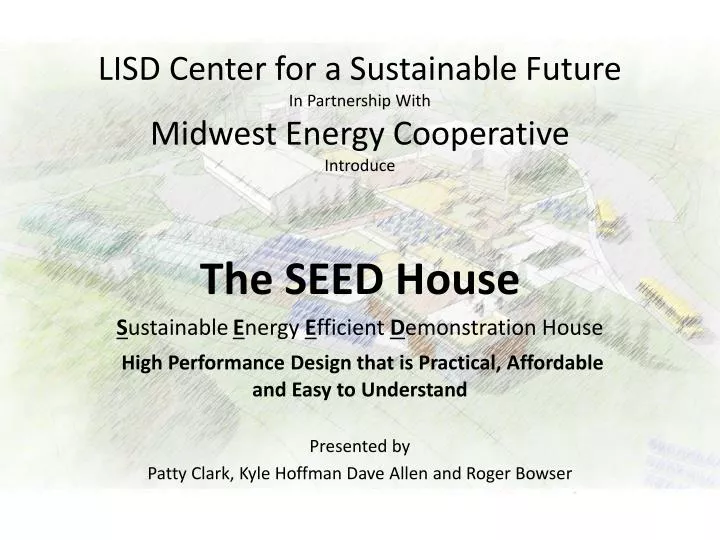 lisd center for a sustainable future in partnership with midwest energy cooperative introduce