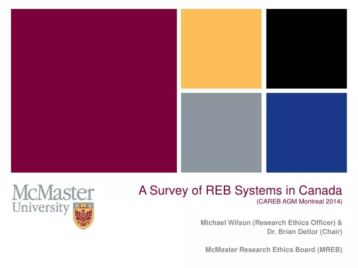 a survey of reb systems in canada careb agm montreal 2014