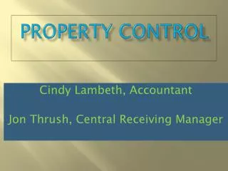 Property Control