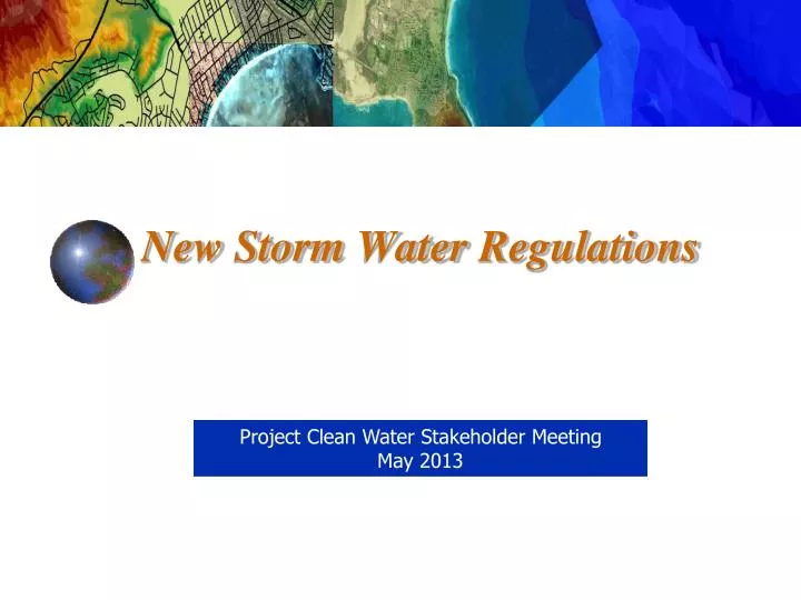 new storm water regulations