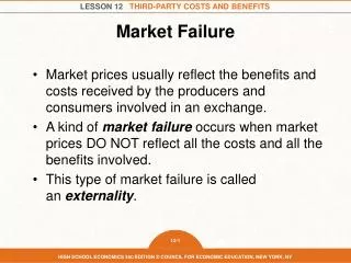 Market Failure