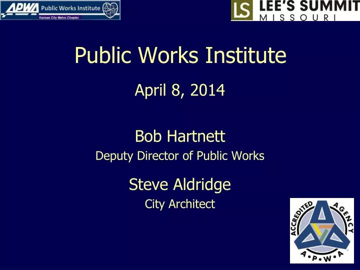 public works institute