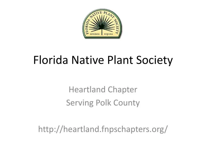 florida native plant society