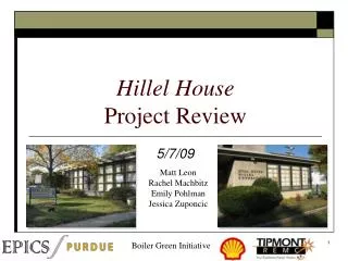 Hillel House Project Review
