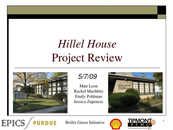 hillel house project review