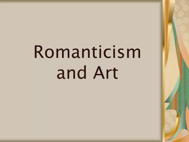romanticism and art