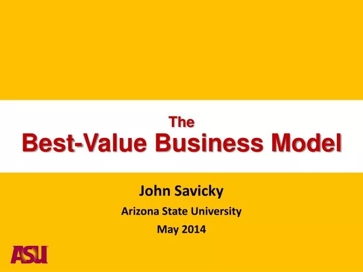 the best value business model