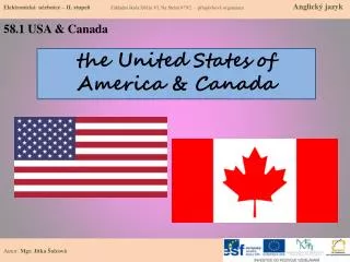 t he United States of America &amp; Canada