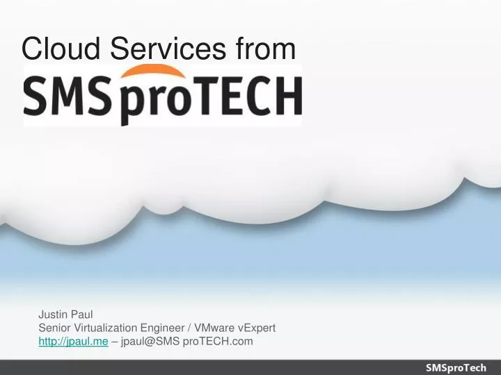 cloud services from