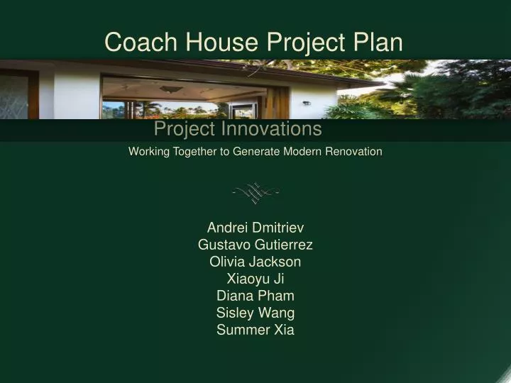 project innovations