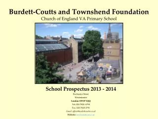 Burdett-Coutts and Townshend Foundation Church of England VA Primary School
