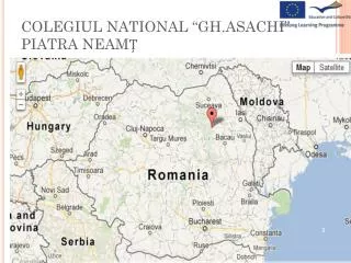 COLEGIUL NATIONAL “GH.ASACHI” PIATRA NEAM Ț