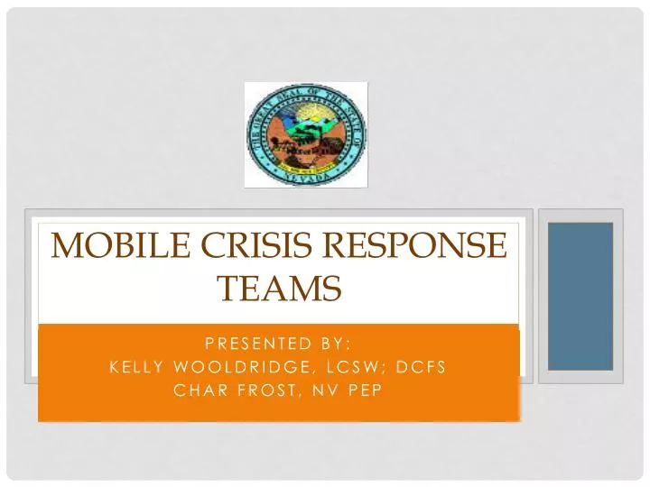 mobile crisis response teams