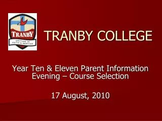 TRANBY COLLEGE