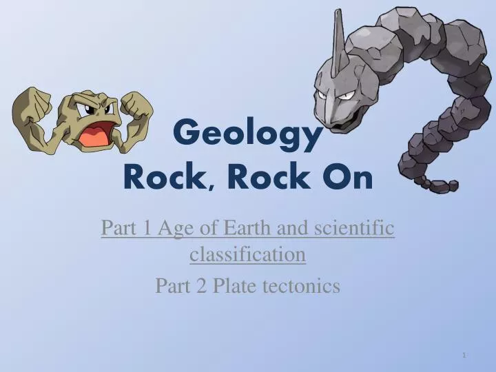 geology rock rock on