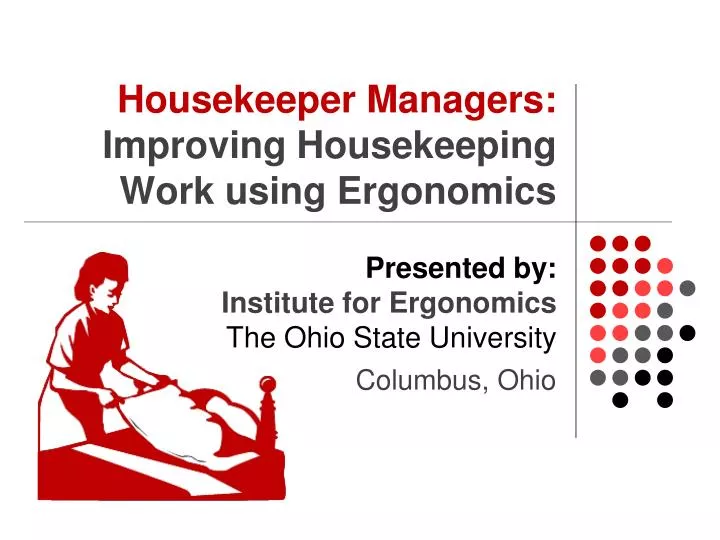 housekeeper managers improving housekeeping work using ergonomics