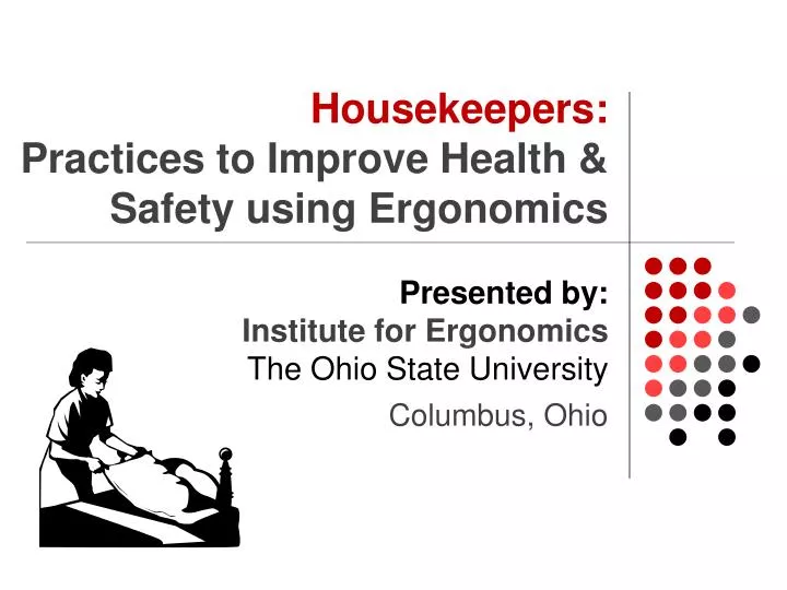 housekeepers practices to improve health safety using ergonomics